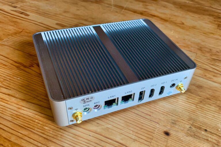 Fanless Mini PC ‎HUNSN BM34-N100