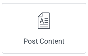 post content